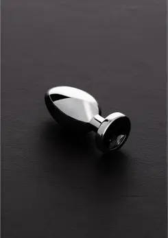 Sinner Gear Stainless Steel Plug Small with Decorative Gemstone Base