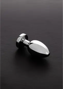 Sinner Gear Stainless Steel Plug Small with Decorative Gemstone Base