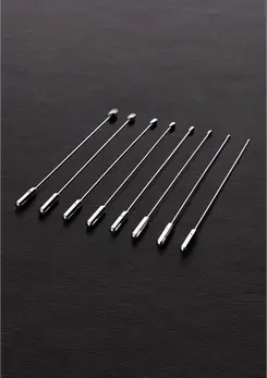 Shots Rosebud 8-Piece Stainless Steel Sounding Set in Leather Case