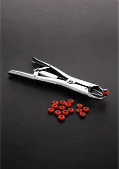 Mystim Precision Adjustable Pressure Pliers for Sensory Play, Silver