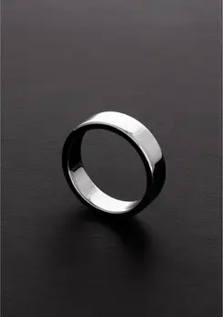 Shots Flat Stainless Steel Intimate Ring 12x40mm High Polish Finish