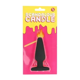 Scandalous Candles Dekorativna Sveća u Obliku Čepa Crna 12 cm