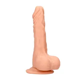 DongSkin Premium Intimni Model sa Vakuumskom Bazom 25 cm Bež