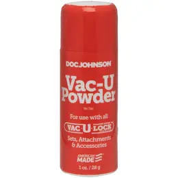 Doc Johnson Vac-U-Lock puder - Beli talk za održavanje dodataka 28g