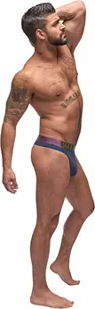 Male Power Avant-Garde Enhancer Thong S/M Antique Blue Comfort Fit