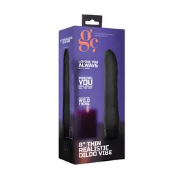 GC Ultra Slim Vibro Model 8 - 20 cm, TPE, Multi-Speed, Natural Look