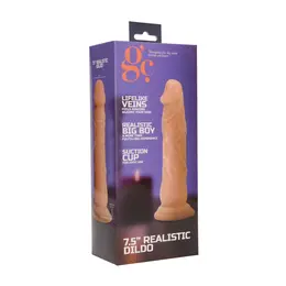 Shots RealRock intimni model 19 cm sa usisnom bazom, crna