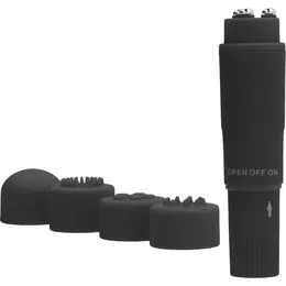 Soft Touch Mini Pocket Vibe od Shots - 4-glavi kompaktni masažer ABS/PU