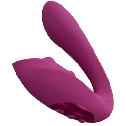 VIVE Yuki Dual Motor intimni masažer sa kuglicama, roze silikon