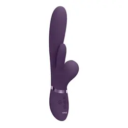Kura napredni G-Spot model sa potiskivanjem i sistemom treperenja, ljubičasta