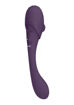 Mirai savitljivi Dual Motor intimni masažer, medicinski silikon, roze