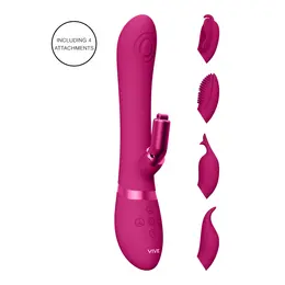 Etsu Pulse Wave G-Spot Rabbit višenamenski intimni uređaj roze