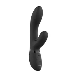 Rocks-Off Kyra Pulse Dvostrani Štapić Vibrator Crni Silikon IPX7