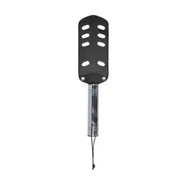 Kiotos Leather Slotted Impact Paddle with Stainless Steel Handle 44cm