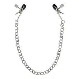 Oxballs Ox Bull Nose Adjustable Chain Clamps Silver 16in Steel-Vinyl