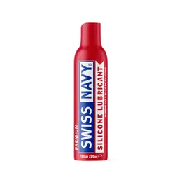 Swiss Navy Silicone Lubricant 709 ml Leak-Proof Dispensing Bottle