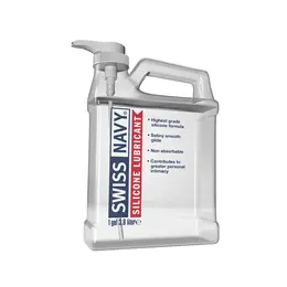 Swiss Navy silikonski lubrikant 3785ml - Boca sa pumpom i zaštitom od curenja
