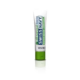 Swiss Navy Water-Based Lubricant 10 ml Leak-Proof Travel Bottle