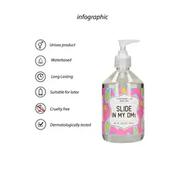 S-Line Slide In My DMs Water-Based Lubricant 500ml - Neutral Formula