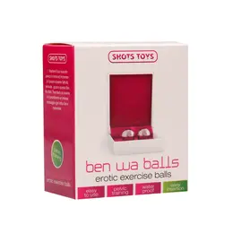 Shots Toys Geisha Ben Wa loptice - set za Kegel vežbe sa tegovima 28g roze