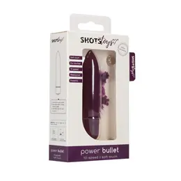 Shots Power Bullet mini vibrator 10 modova vodootporan crni