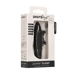 Shots Mini Power Bullet Vibrating Device 10 Modes Waterproof Pink