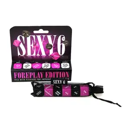 Sportsheets Seksi 6 Kockica – Kreativni Set Igara za Parove, 6 Komada