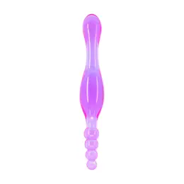 You2Toys Jelly Perle i Čep Dvostrani Intimni Trener Prozirni
