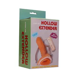 You2Toys Hollow Vibrating Strap-On Extension, Adjustable, 21 cm