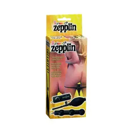 Zeppelin Inflatable Anal Wand with Triple Bead and Vibration Function