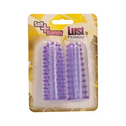 Lust Fingers Set - Soft Textured Finger Sleeves, Curved Design