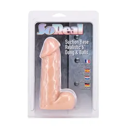 So Real Model 6 Intimni Silikonski Uređaj sa Anatomskom Bazom 15 cm