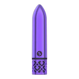Glamor F-1 Rechargeable Mini Bullet Device, Sleek Metallic Finish