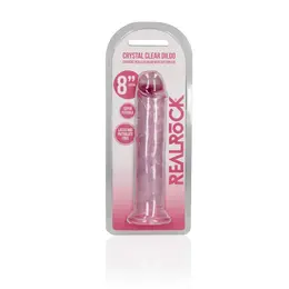 REALROCK Crystal Clear Intimni Model 22 cm sa Usisnom Čašicom Transparentan