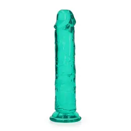REALROCK Crystal Clear Model 7 Inča - Transparentni Intimni Uređaj sa Usisnom Bazom