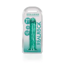 REALROCK Crystal Clear Model 7 Inča - Transparentni Intimni Uređaj sa Usisnom Bazom