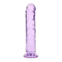 REALROCK Crystal Clear Intimni Sistem 18cm sa Usisnom Bazom Transparentan