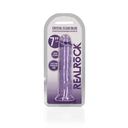 REALROCK Crystal Clear Intimni Sistem 18cm sa Usisnom Bazom Transparentan