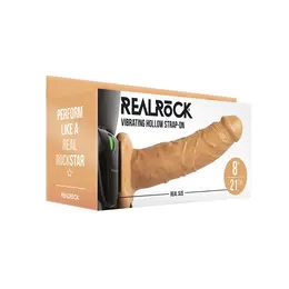 RealRock Vibrating Hollow Strap-On 8