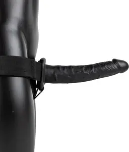 RealRock Šuplji Strap-On Model 10, Podesivi, 24.5 cm, Bež