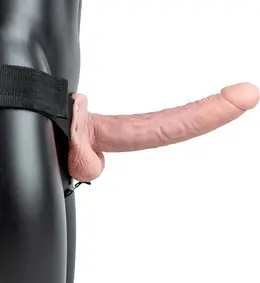 RealRock Hollow Strap-On System with Balls 23 cm Adjustable Fit
