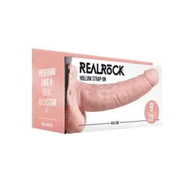 RealRock Hollow Strap-On System with Balls 23 cm Adjustable Fit