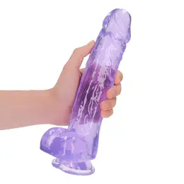 REALROCK Crystal Clear 28 cm Intimni Uređaj sa Vakuum Bazom, Providni