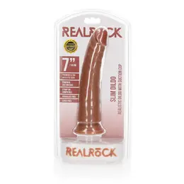 RealRock Slim Model 18 cm Intimate Device with Suction Cup - Beige