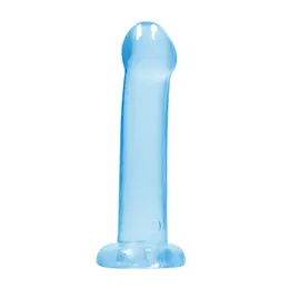 RealRock Crystal Clear 17 cm Model sa Usisnom Čašom - Transparentni Dizajn