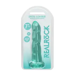 REALROCK Crystal Clear Model 7 Intimni Uređaj sa Usisnom Čašom 17 cm