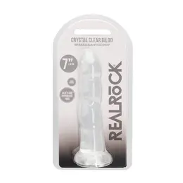 RealRock Crystal Clear Intimni Model 17 cm sa Bazom sa Usisnom Čašom