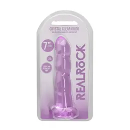 REALROCK Crystal Clear Intimni Uređaj 17 cm sa Usisnom Čašom Transparentan