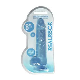 REALROCK Crystal Clear Intimni Sistem sa Usisnom Čašom 21 cm Transparentni