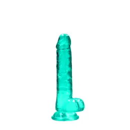 REALROCK Crystal Clear 19cm Anatomski Model sa Usisnom Čašom